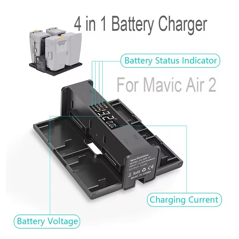 Drone Charging Hub - Hub Pengisi Daya Lipat Portabel 4
