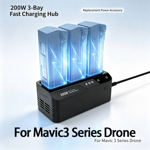 Drone Charging Hub - Hub Pengisi Daya Baterai Cepat 200W