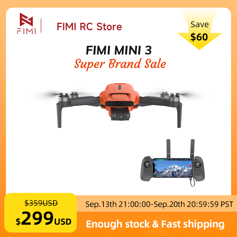 FIMI MINI 3 Drone Kamera 4K 60 - Drone Controller Screen ulasan dan harga